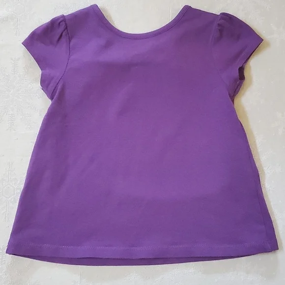 1989 Place Solid Purple Top 12-18 Months & Print Purple Skirt 9-12 Months - Picture 4 of 7